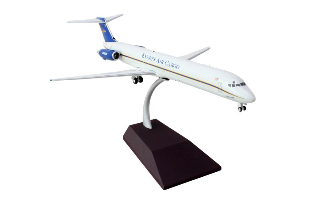 McDonnell Douglas MD-88 Commercial Aircraft "Everts Air Cargo" (N965CE) White with Blue Tail "Gemini 200" Series 1/200 Diecast Model Airplane by GeminiJets by LuxuryLifeWay Online Store