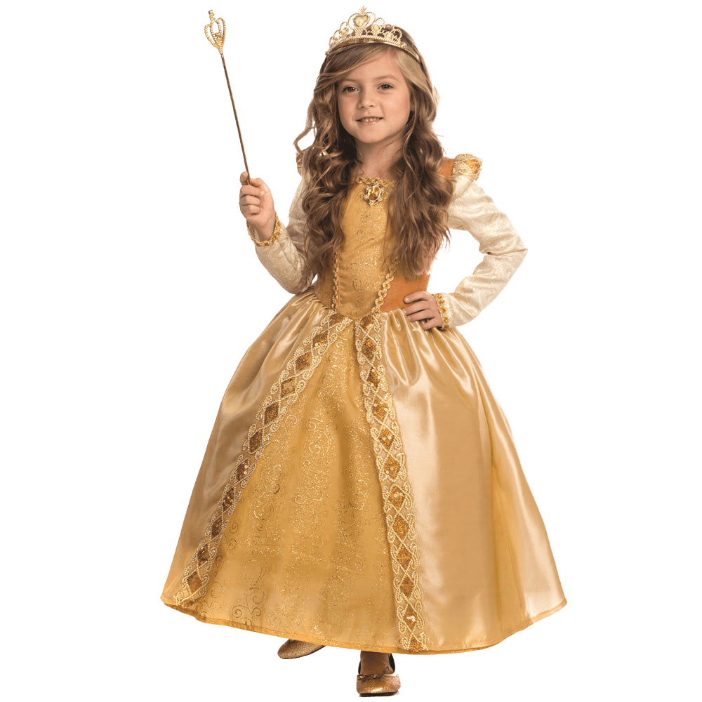 Gold Princess Costume - Kids by Dress Up America