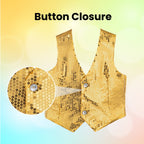 Gold Sequin Vest - Kids by Dress Up America