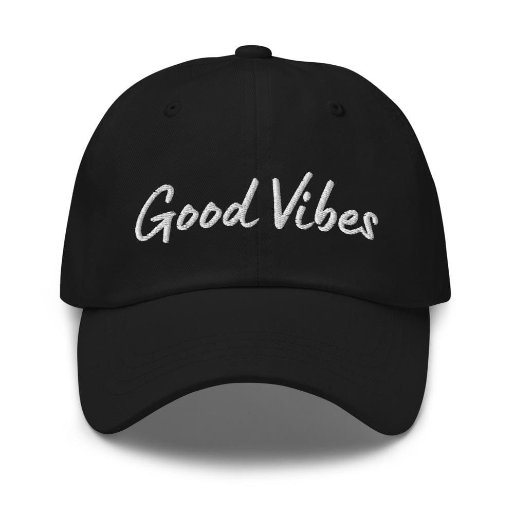 Embroidered Baseball Cap- Adjustable - Good Vibes by inQue.Style