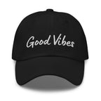 Embroidered Baseball Cap- Adjustable - Good Vibes by inQue.Style