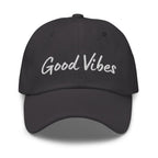 Embroidered Baseball Cap- Adjustable - Good Vibes by inQue.Style