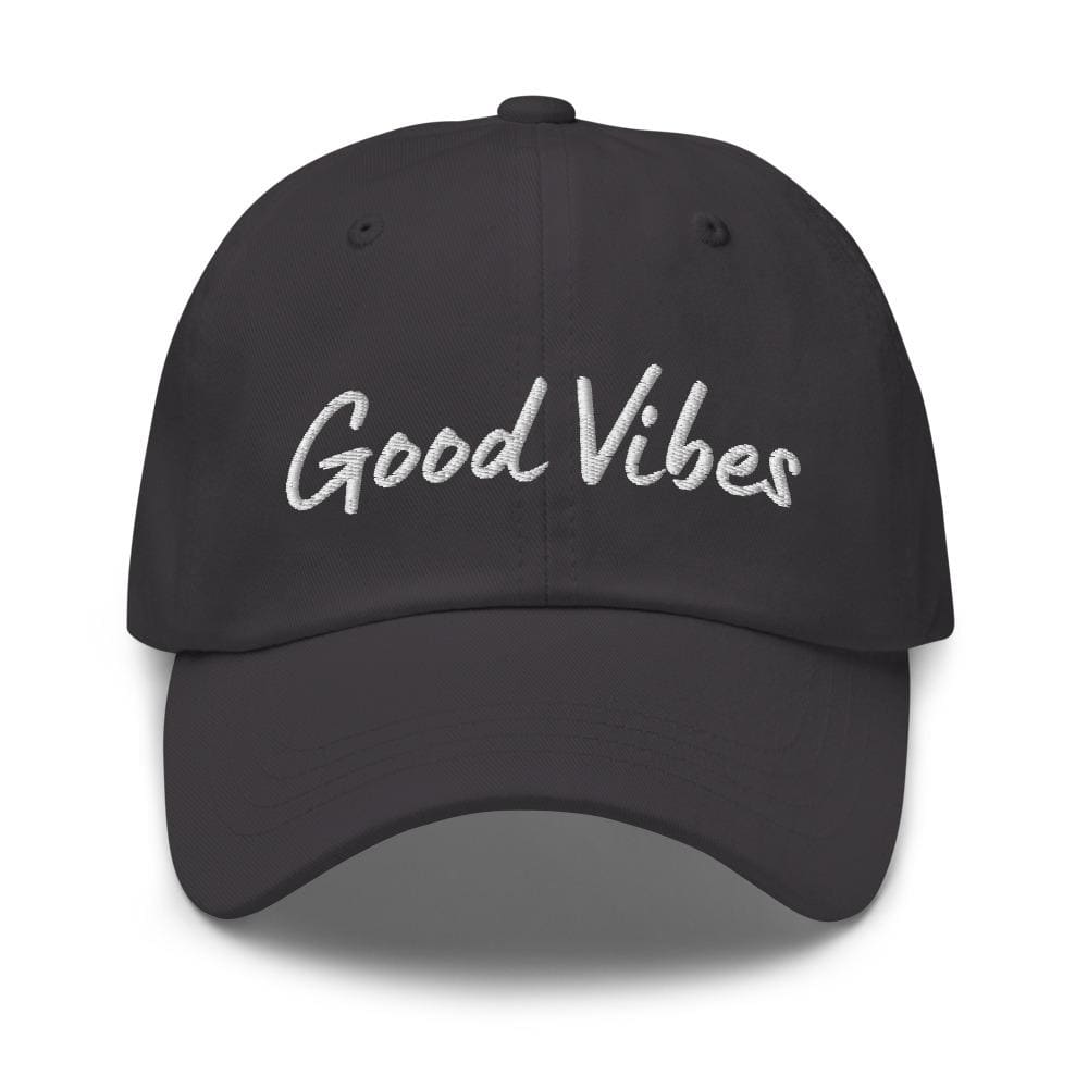 Embroidered Baseball Cap- Adjustable - Good Vibes by inQue.Style