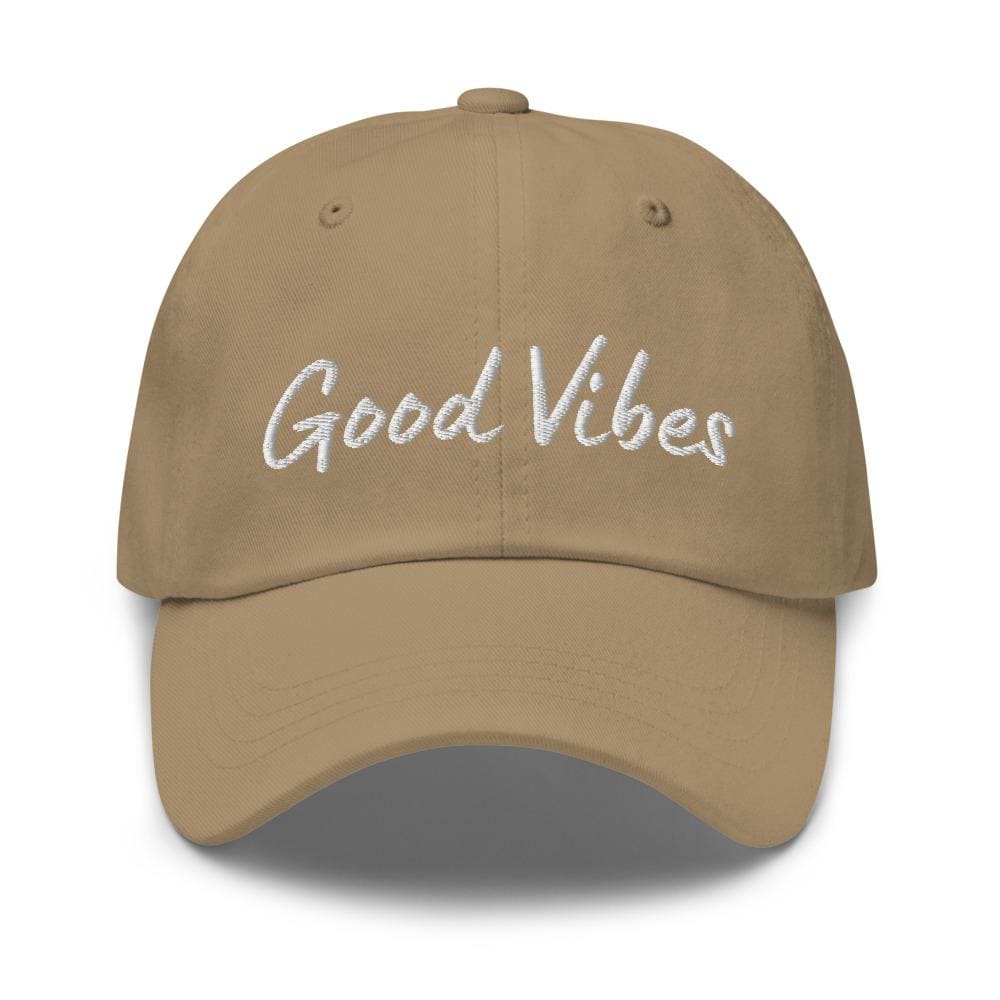 Embroidered Baseball Cap- Adjustable - Good Vibes by inQue.Style