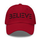 Embroidered Baseball Cap - Adjustable - Believe by inQue.Style
