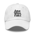 Embroidered Baseball Cap - Adjustable - Love Never Fails by inQue.Style
