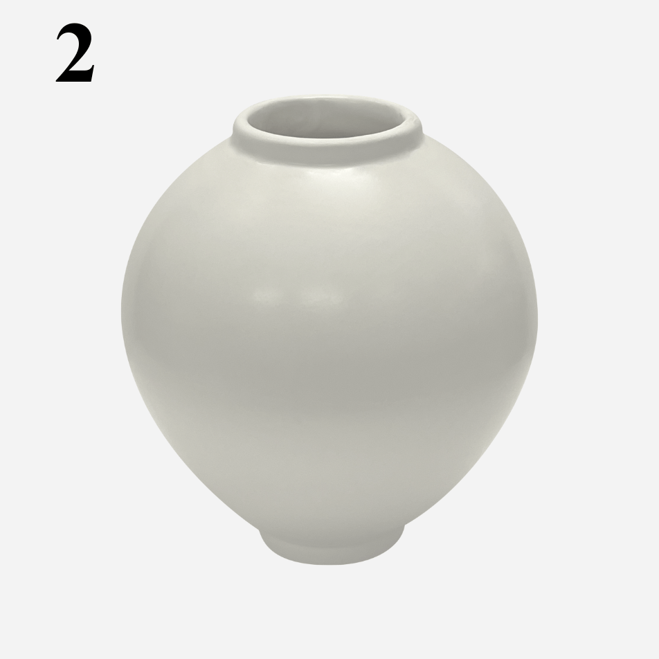 House of Dohwa Moon Jar Rice Bran Candle 320g 1ea by Coréelle