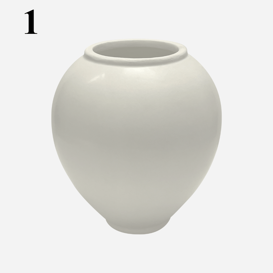 House of Dohwa Moon Jar Rice Bran Candle 320g 1ea by Coréelle