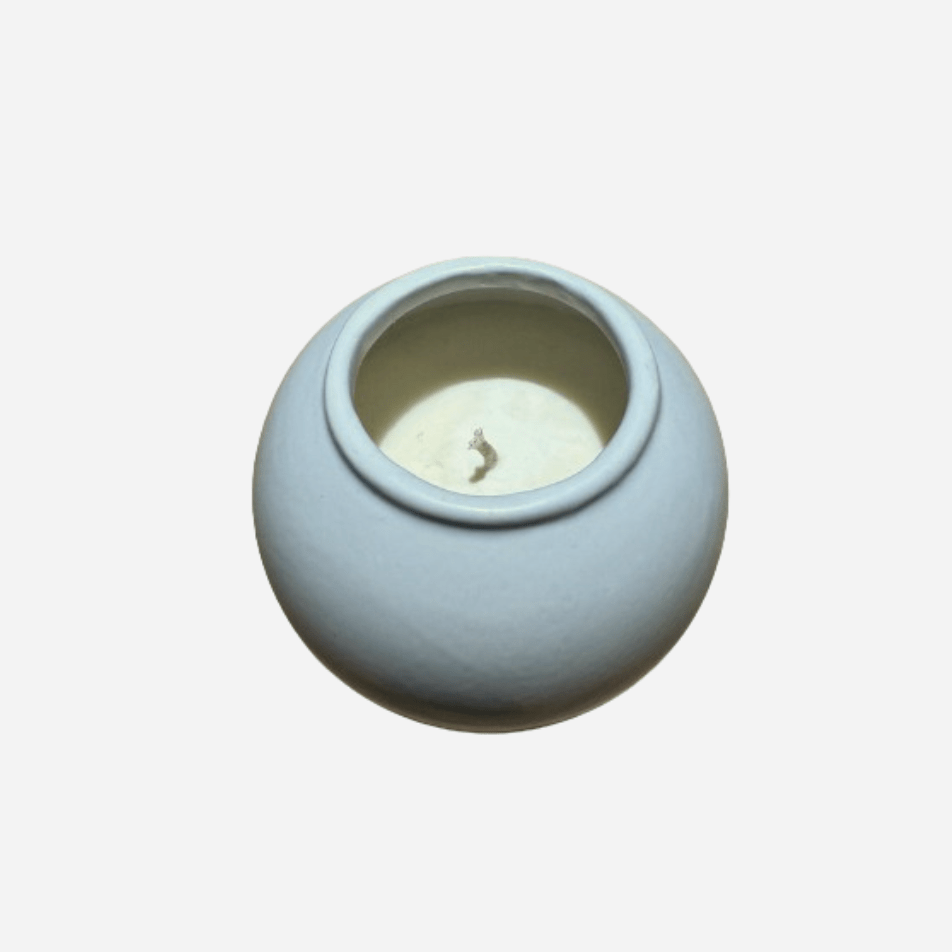 House of Dohwa Moon Jar Rice Bran Candle 320g 1ea by Coréelle
