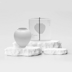 House of Dohwa Moon Jar Rice Bran Candle 320g 1ea by Coréelle