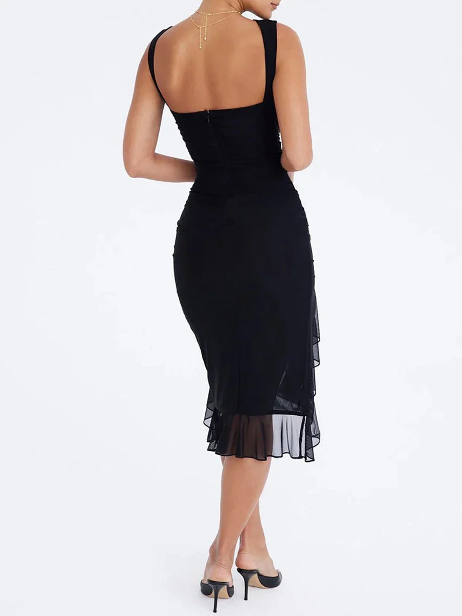Ifeanyi Summer Slim Skinny Sleeveless Dress by Celidior