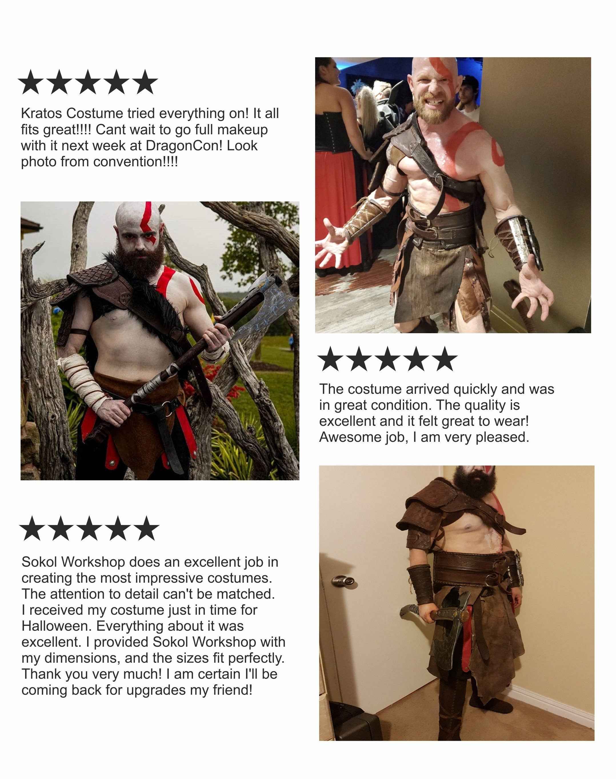 Woman Kratos costume (God of War) by SokolArmory