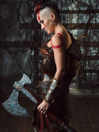 Woman Kratos costume (God of War) by SokolArmory