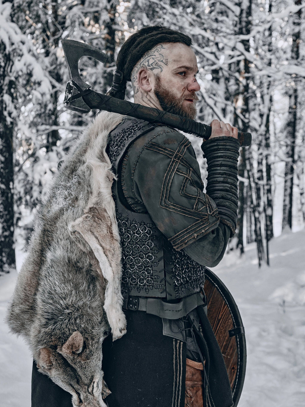 Ragnar costume (Vikings s2) by SokolArmory