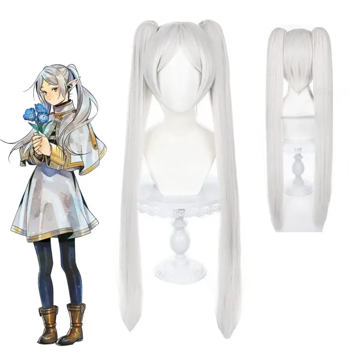 Frieren: Beyond Journey’s End Cosplay Costume – Dress with Wig & Accessories by Kawaii Stop