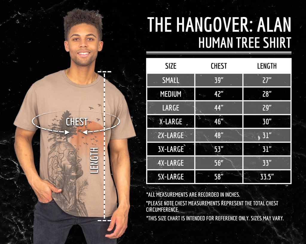 Hangover Character Human Tree Halloween Costume Cosplay Set by TVStoreOnline