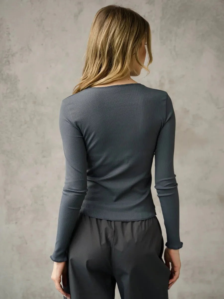 Kenna Long Sleeve T-Shirt by Celidior