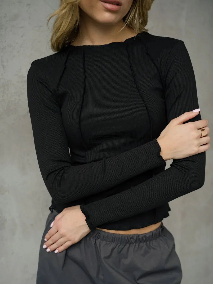 Kenna Long Sleeve T-Shirt by Celidior
