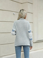 Kensley Turtleneck Snowflake Sweater by Celidior