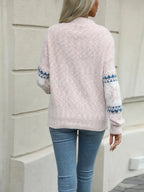 Kensley Turtleneck Snowflake Sweater by Celidior