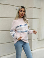 Kensley Turtleneck Snowflake Sweater by Celidior