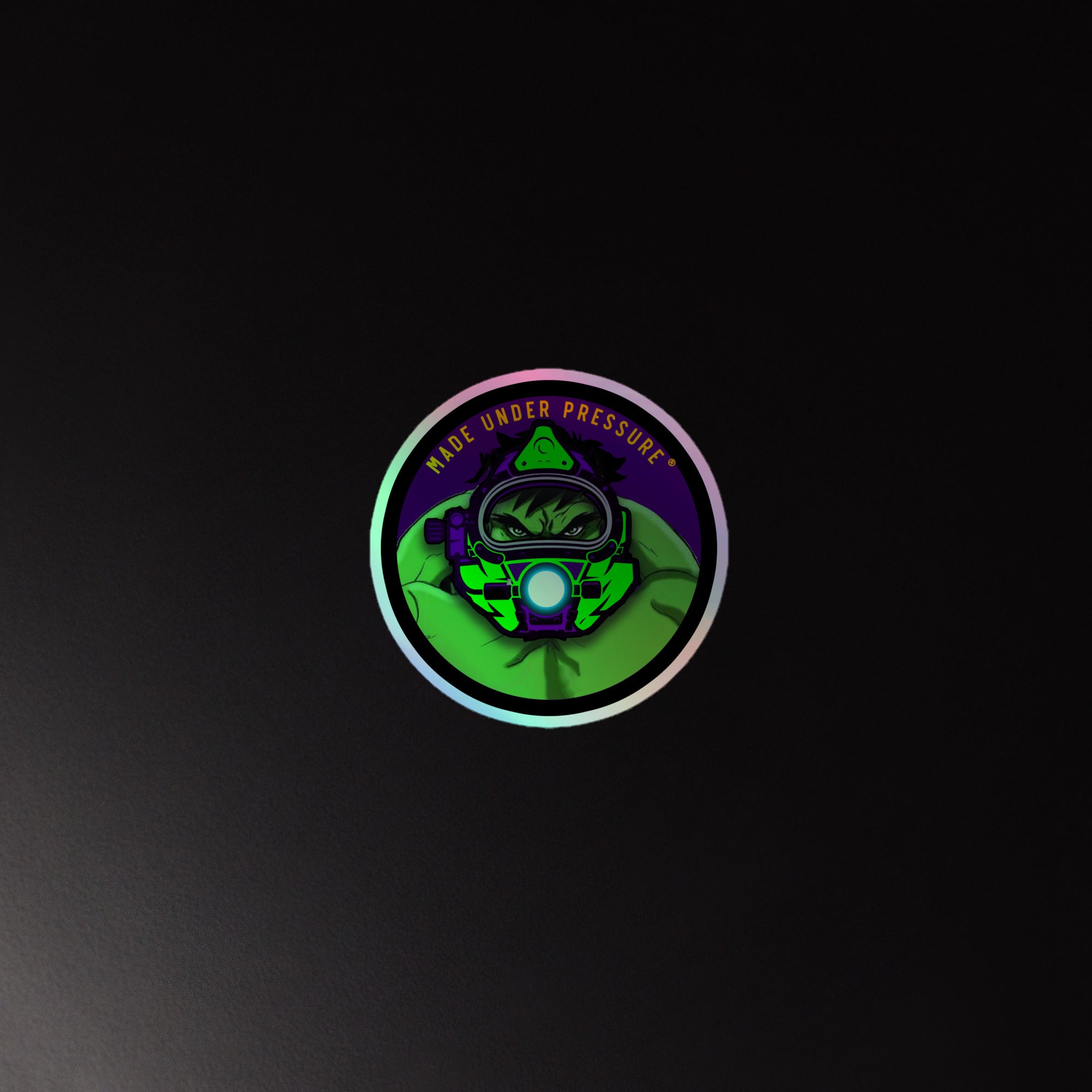 Made Under Pressure / Offshore Holographic stickers by DeepSea Locker