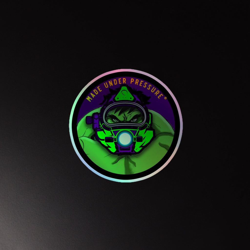 Made Under Pressure / Offshore Holographic stickers by DeepSea Locker