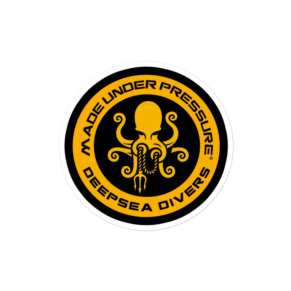 DeepSea / Diver Yellow Jacket stickers by DeepSea Locker