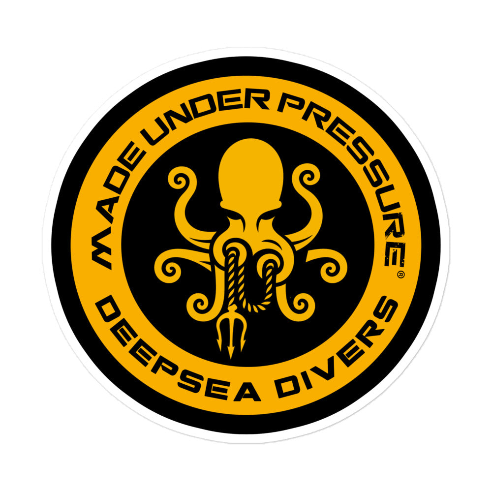 DeepSea / Diver Yellow Jacket stickers by DeepSea Locker