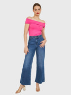 Kristy Tube Top Sexy T-shirt Off-shoulder by Celidior