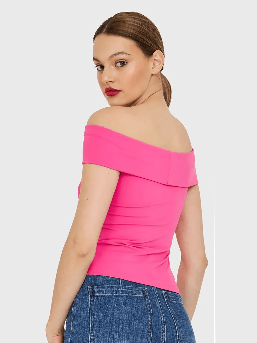 Kristy Tube Top Sexy T-shirt Off-shoulder by Celidior