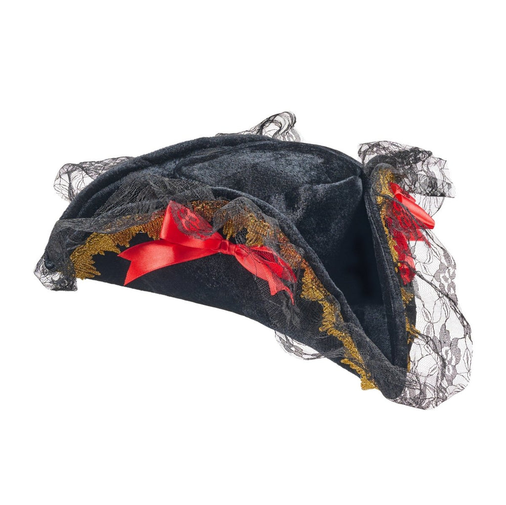 Lace Pirate Hat - Adults by Dress Up America