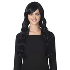 Long Wavy Wig with Bangs by Dress Up America