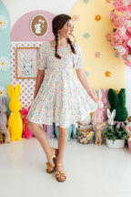 Hoppy Easter Smocked Ruffle Dress by Mila & Rose ®