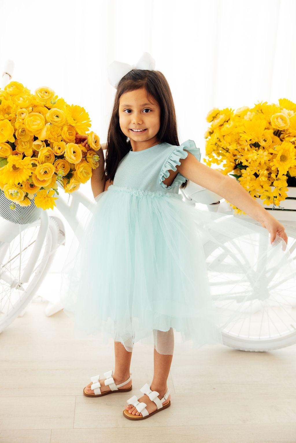 Sage Shimmer Tutu Dress by Mila & Rose ®