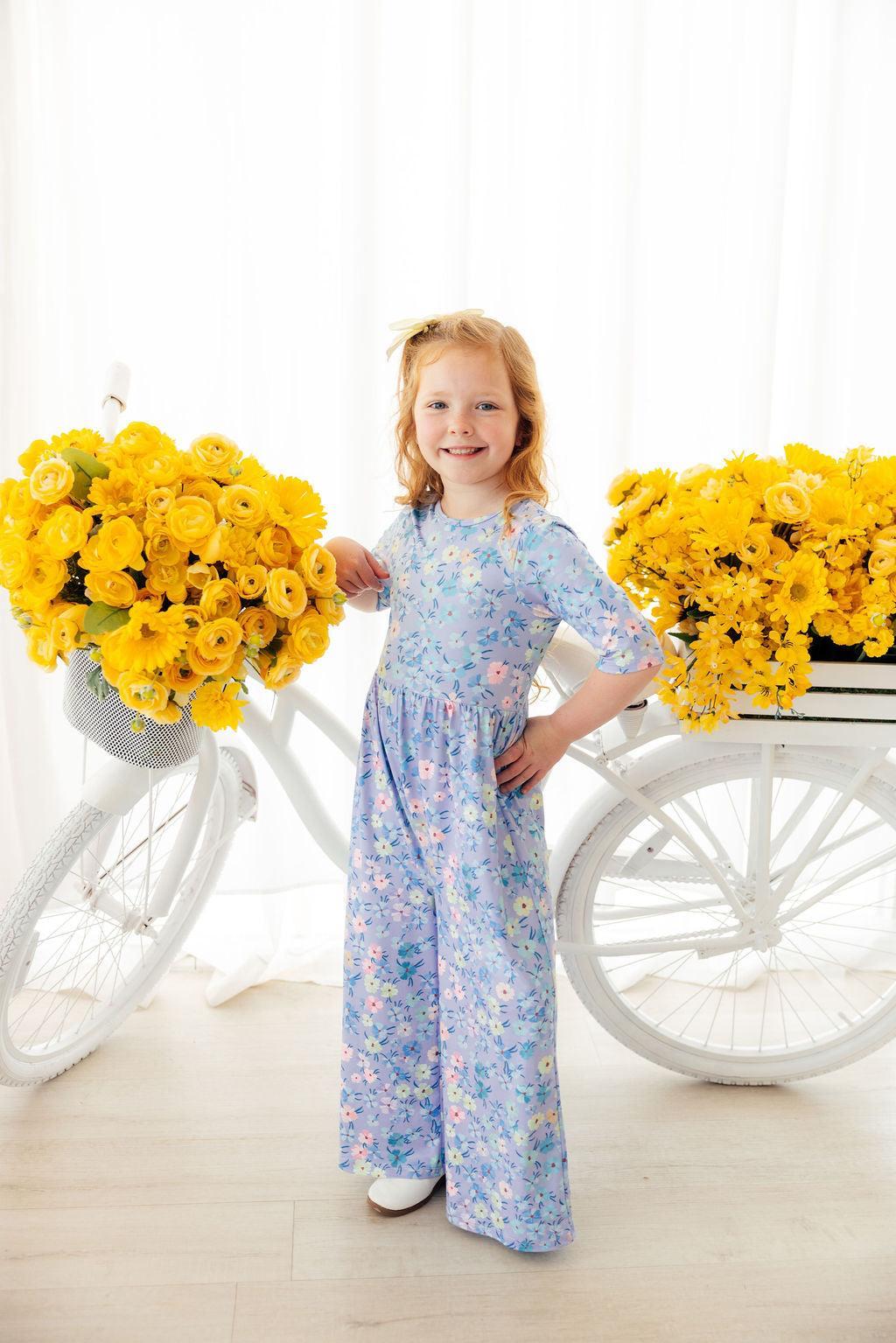 Petal Party Wide Leg Jumpsuit by Mila & Rose ®