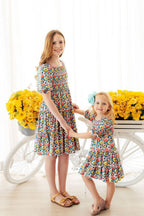 Beautiful Blossoms Smocked Ruffle Dress by Mila & Rose ®