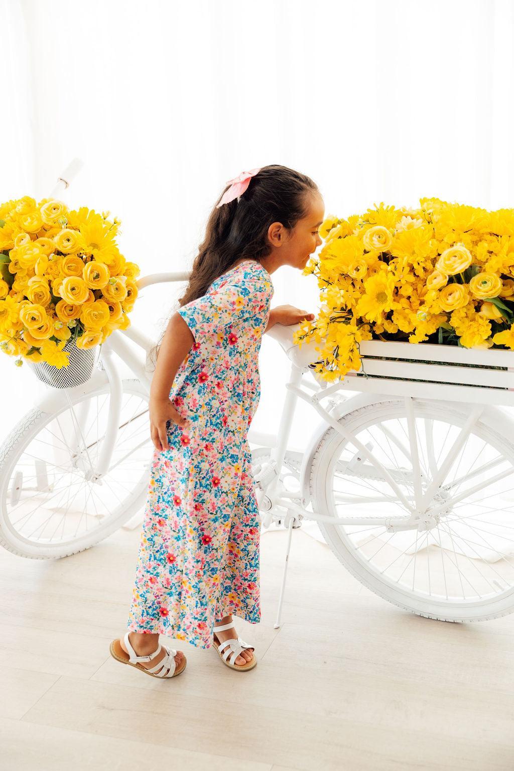 Fluttering Flowers Wide Leg Jumpsuit by Mila & Rose ®