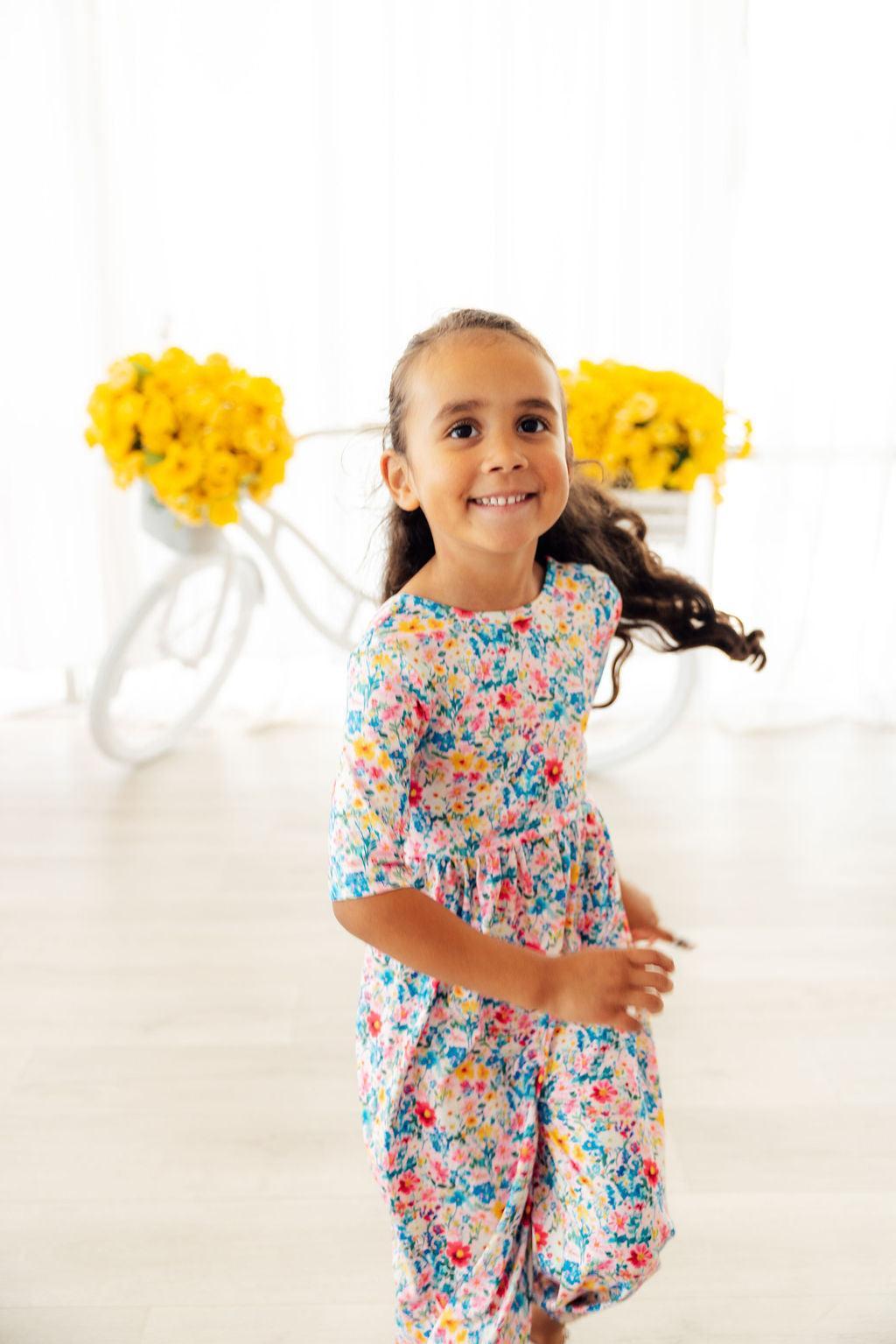 Fluttering Flowers Wide Leg Jumpsuit by Mila & Rose ®