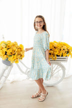 Buttercup Blooms Smocked Ruffle Dress by Mila & Rose ®