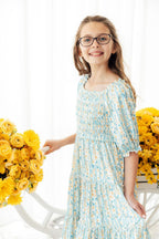 Buttercup Blooms Smocked Ruffle Dress by Mila & Rose ®
