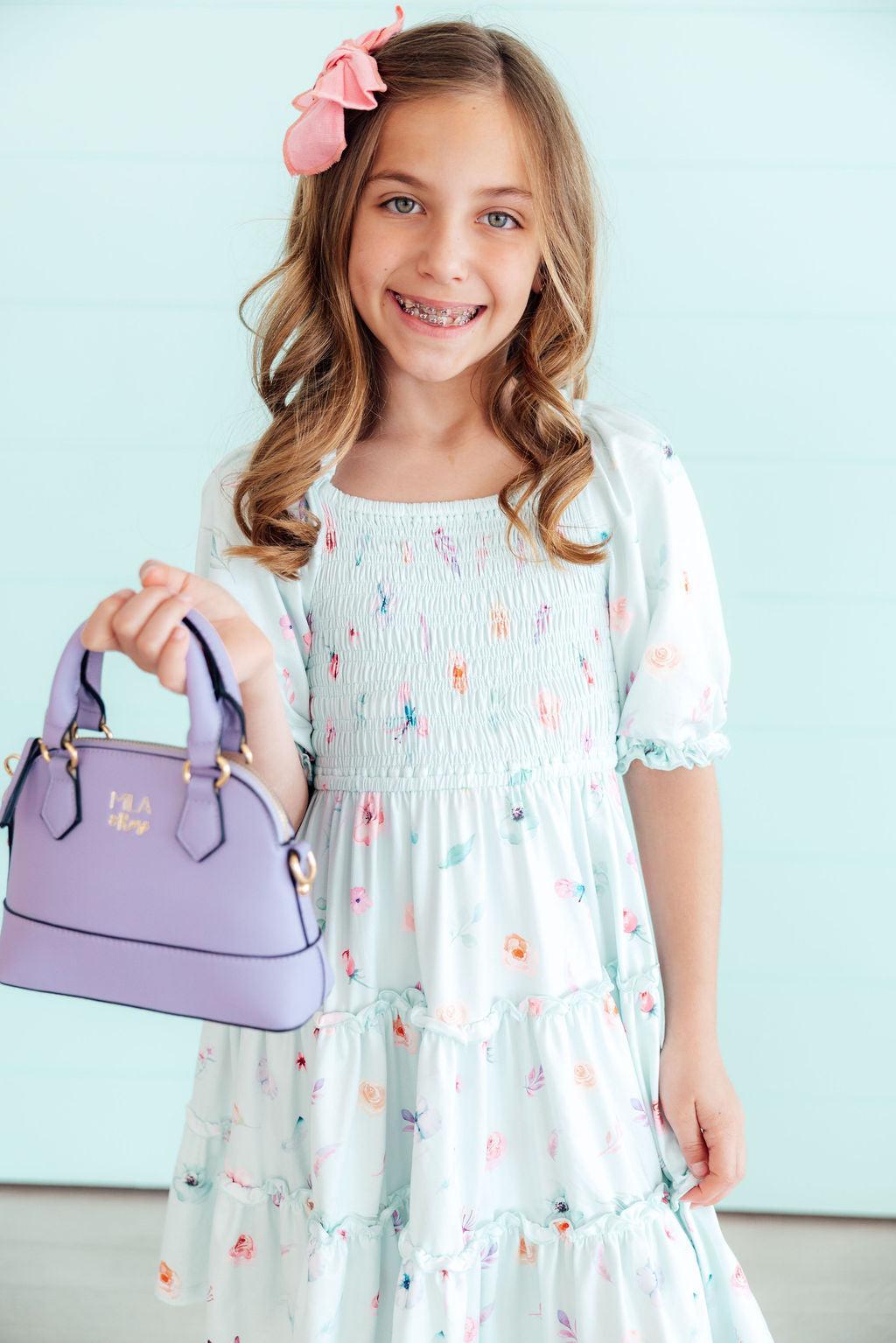 Lavender Girl's Crossbody Purse by Mila & Rose ®