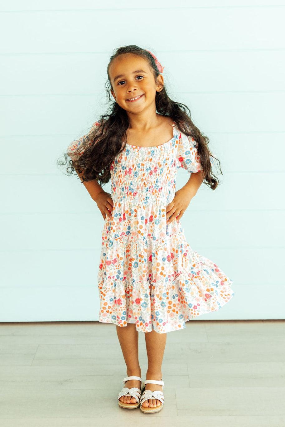 Meadow Magic Smocked Ruffle Dress by Mila & Rose ®