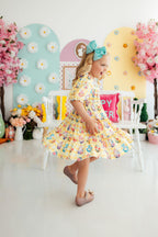 Easter Picnic Smocked Ruffle Dress by Mila & Rose ®