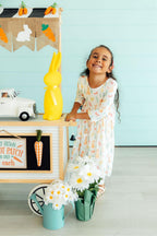 Sunny Bunnies 3/4 Sleeve Pocket Twirl Dress by Mila & Rose ®