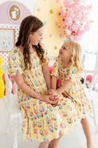 Easter Picnic Smocked Ruffle Dress by Mila & Rose ®