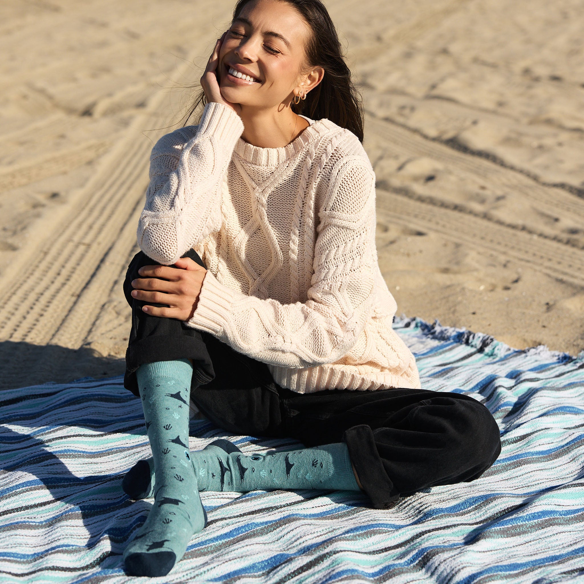 Socks that Protect Manta Rays by Conscious Step