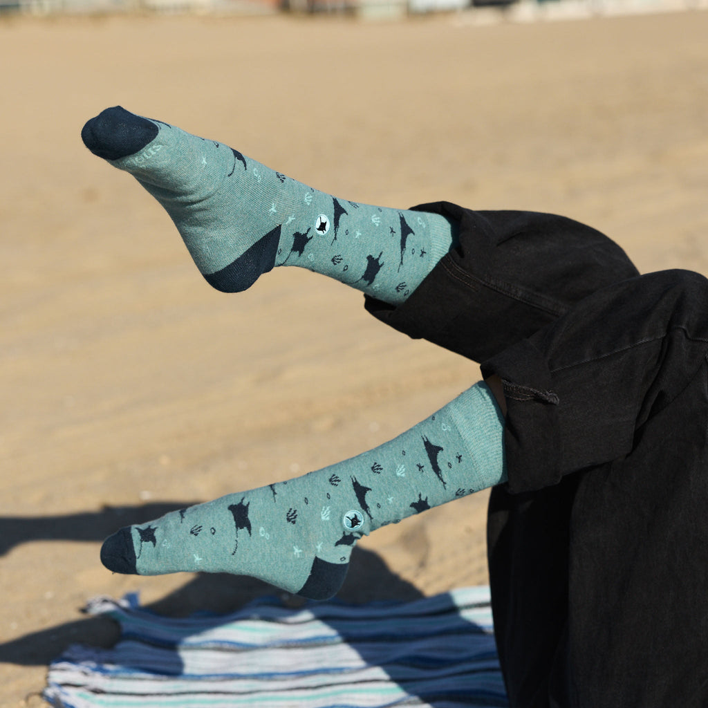 Socks that Protect Manta Rays by Conscious Step