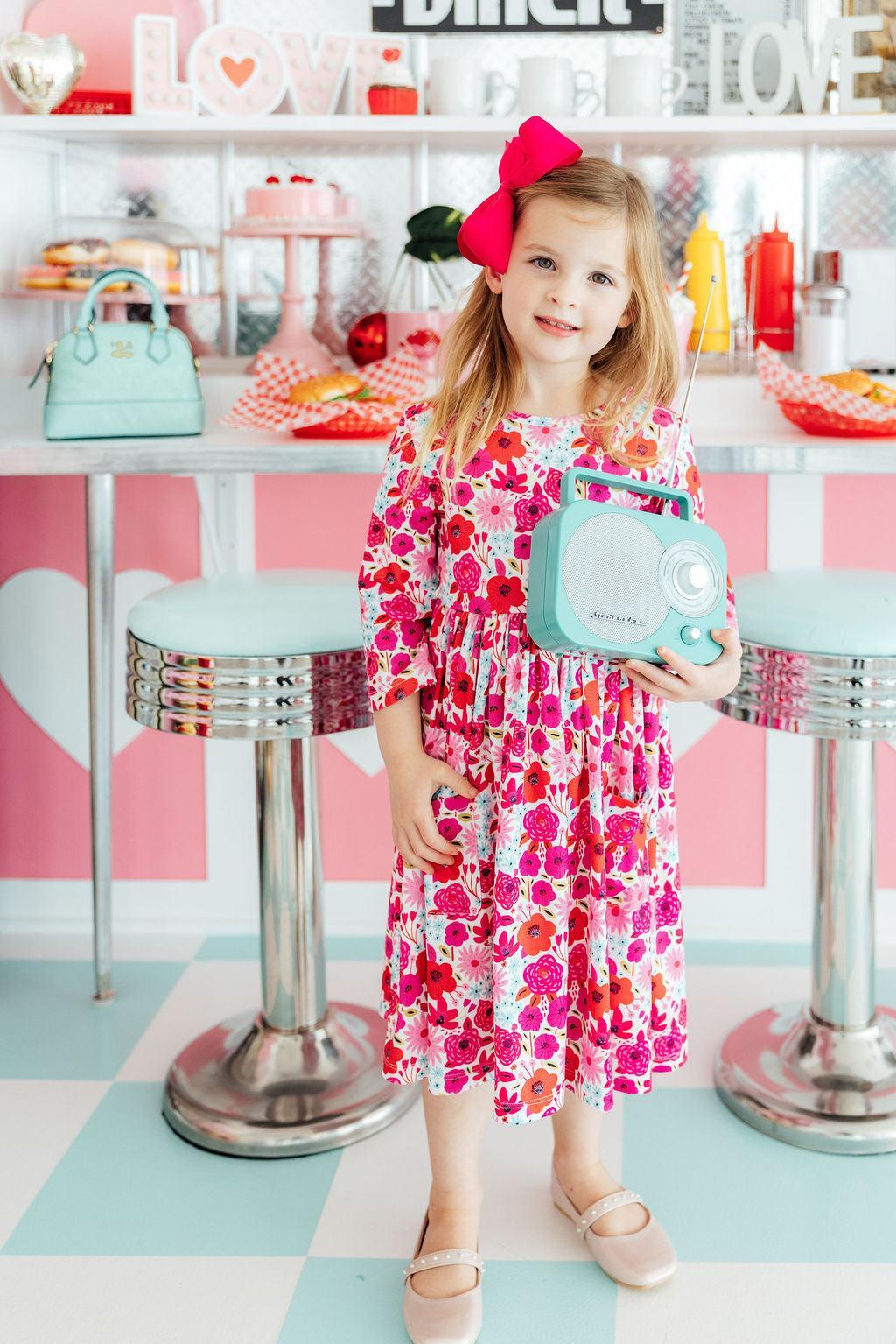 Secret Garden 3/4 Pocket Twirl Dress by Mila & Rose ®