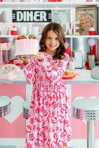 Vintage Cakes L/S Pocket Twirl Dress by Mila & Rose ®